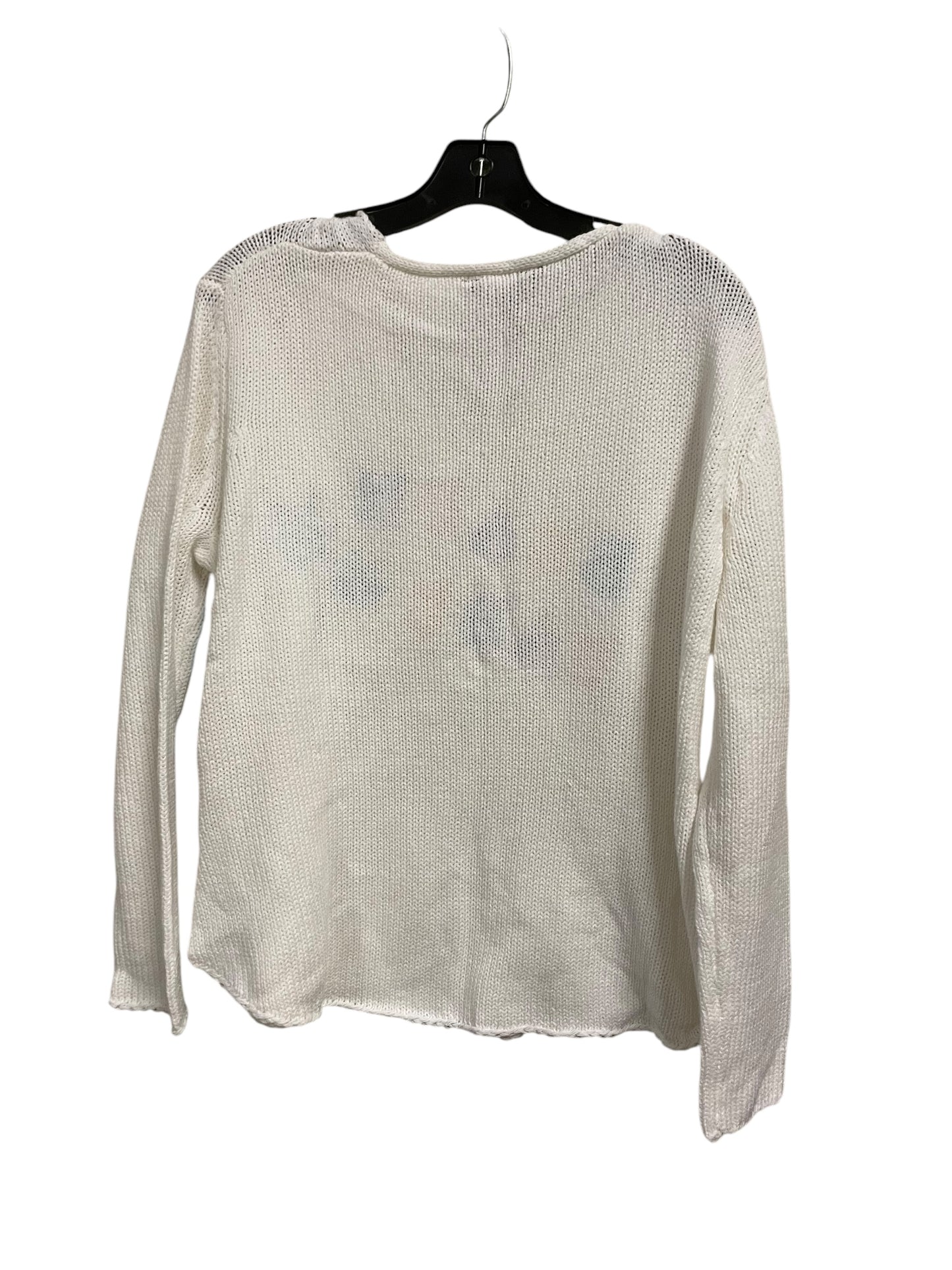 Sweatshirt Crewneck By Simply Southern In White, Size: L