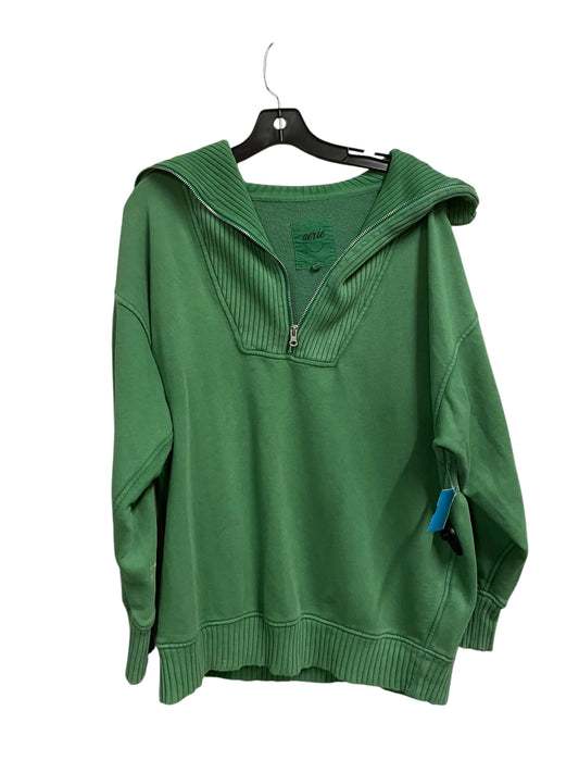 Sweatshirt Crewneck By Aerie In Green, Size: M