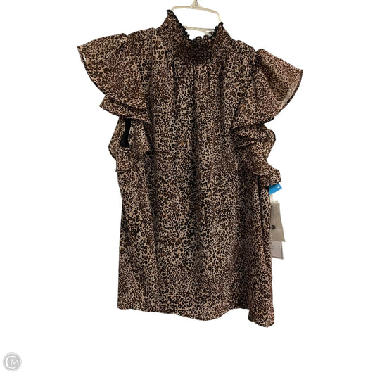 Top Sleeveless By 1.state In Animal Print, Size: S