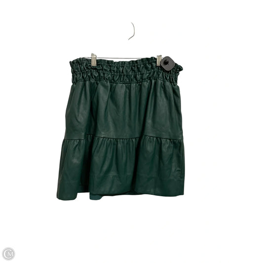 Skirt Mini & Short By Anthropologie In Green, Size: L