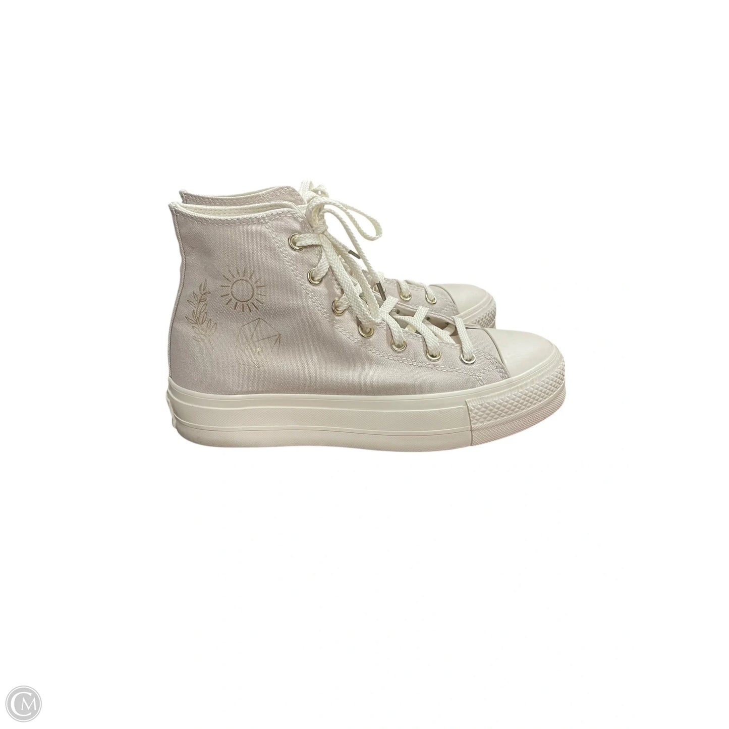 Shoes Heels Platform By Converse In Beige, Size: 9.5