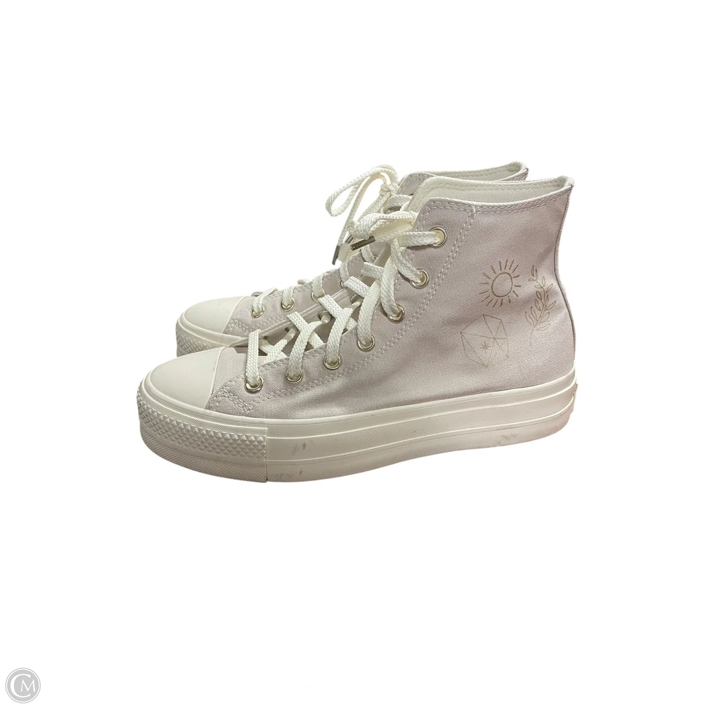 Shoes Heels Platform By Converse In Beige, Size: 9.5