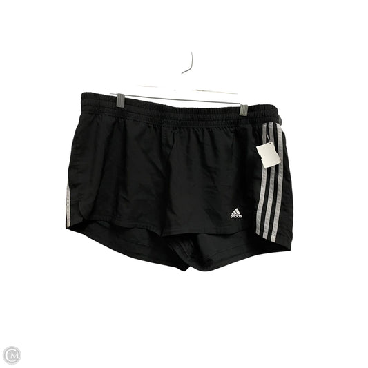 Athletic Shorts By Adidas In Black, Size: Xl