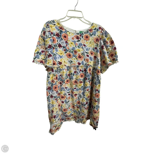 Dress Casual Short By Dip In Floral Print, Size: M