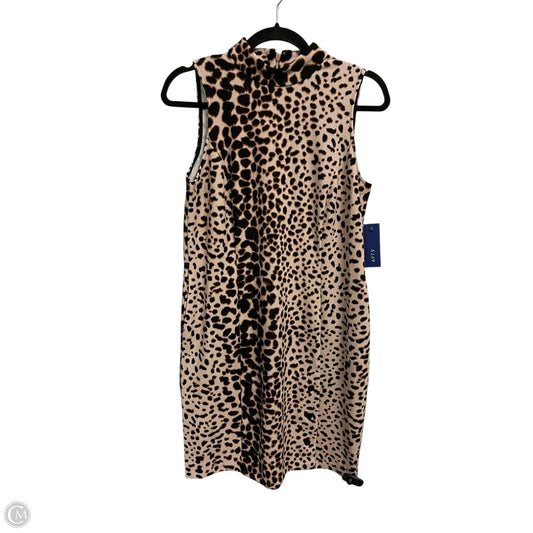 Dress Casual Midi By Apt 9 In Animal Print, Size: S