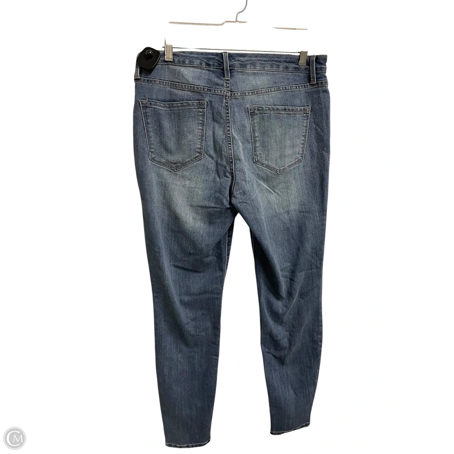 Jeans Skinny By Nine West In Blue Denim, Size: 10