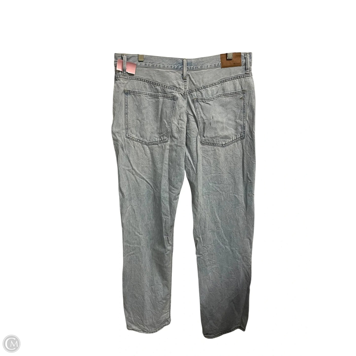 Jeans Straight By Madewell In Blue Denim, Size: 12