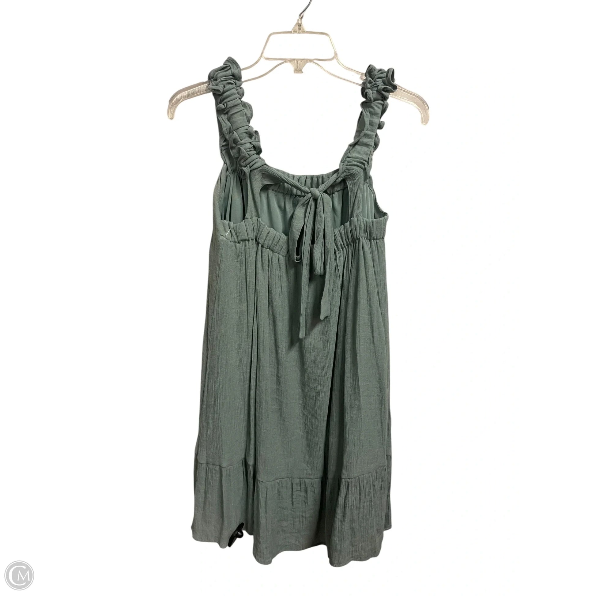 Dress Casual Short By Blu Pepper In Green, Size: M Dress Casual Short By Blu Pepper In Green, Size: M