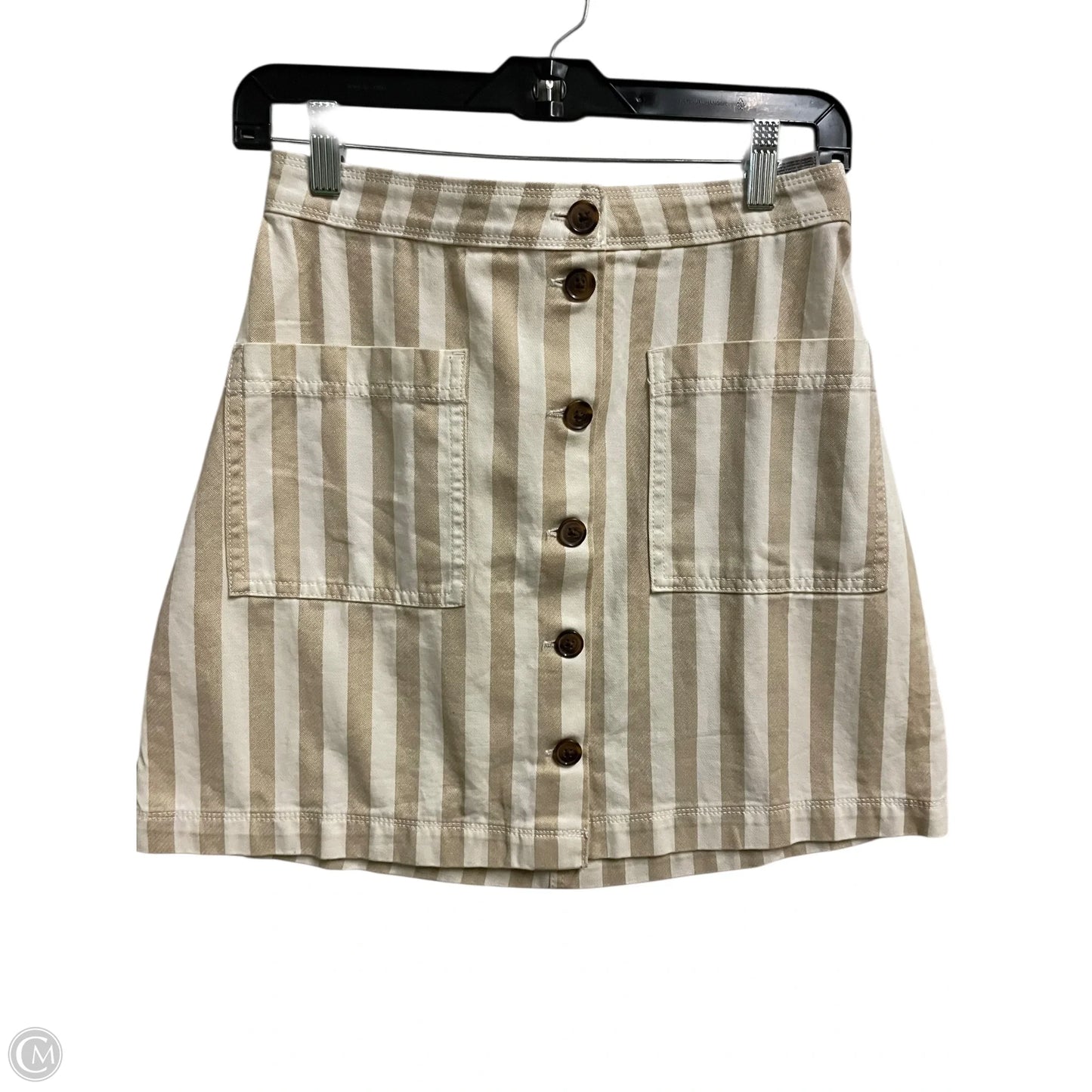 Skirt Mini & Short By Old Navy In Striped Pattern, Size: 2