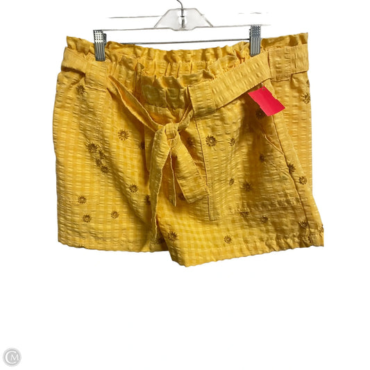 Shorts By Time And Tru In Yellow, Size: Xl