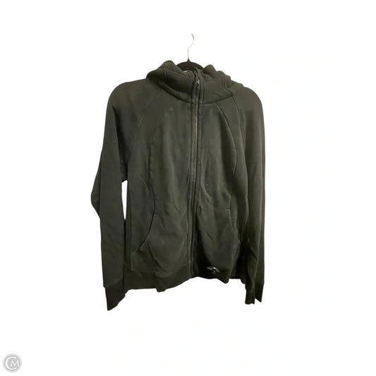 Athletic Jacket By Lululemon In Black, Size: 14