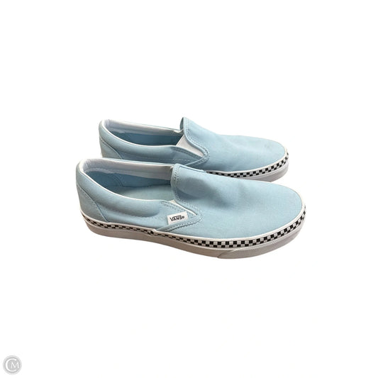 Shoes Flats By Vans In Blue, Size: 7