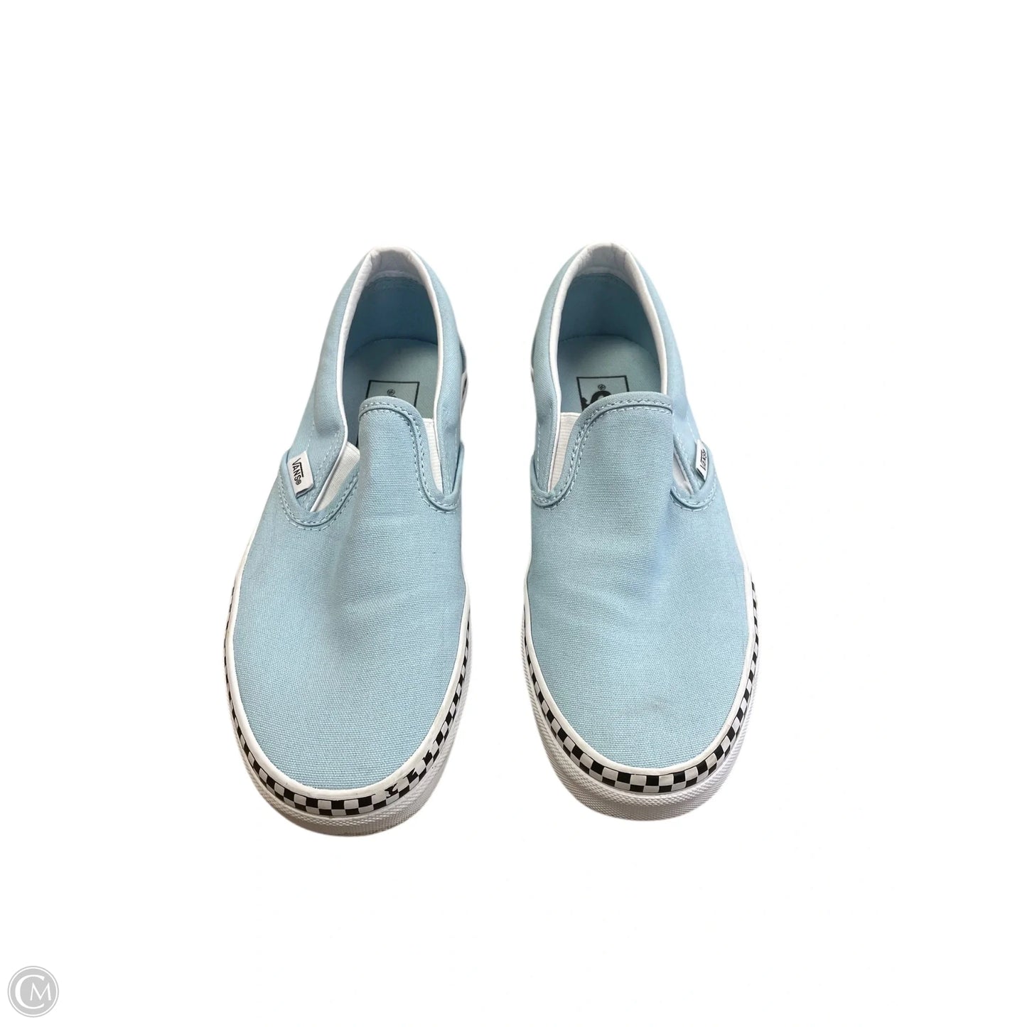 Shoes Flats By Vans In Blue, Size: 7