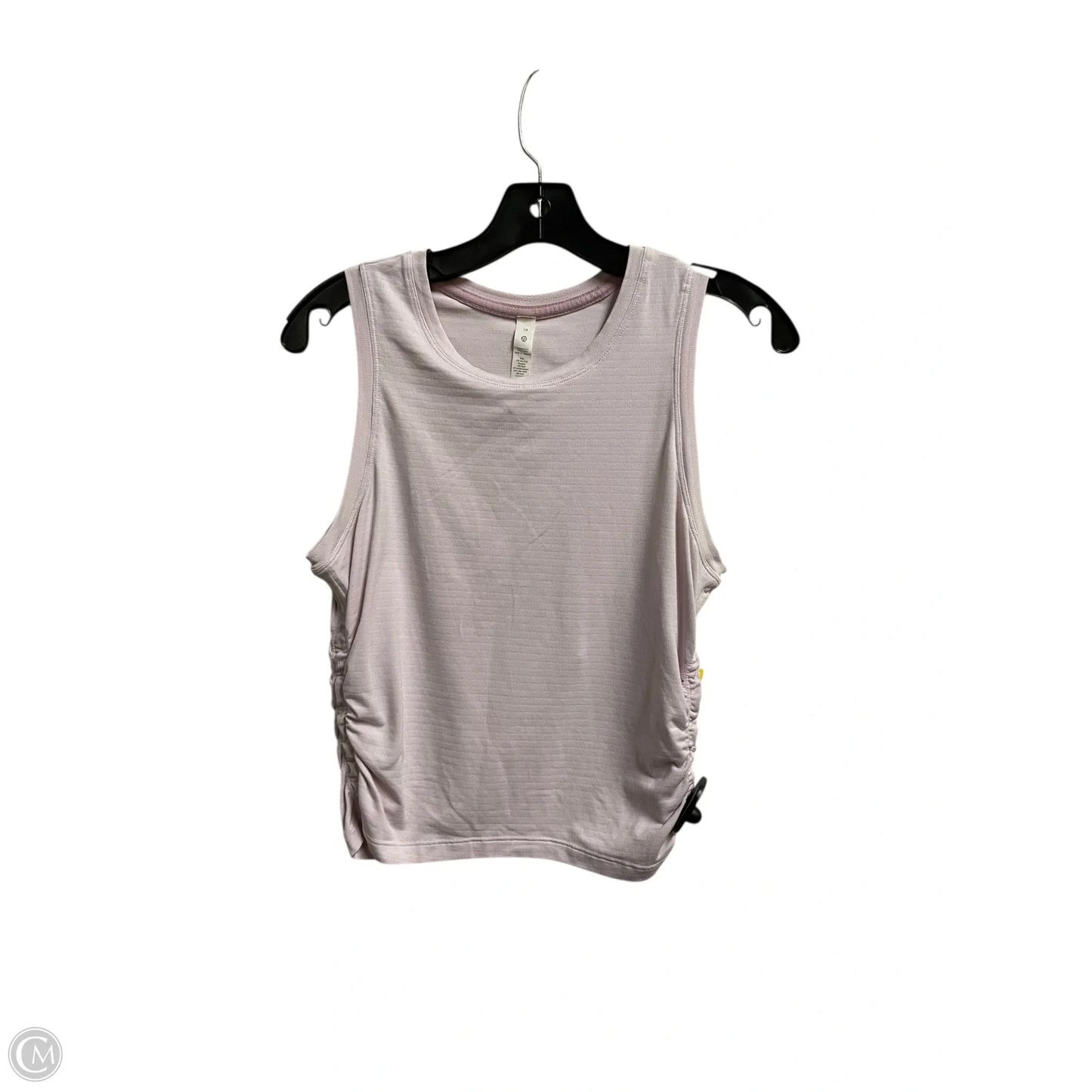 Athletic Tank Top By Lululemon In Pink, Size: 10