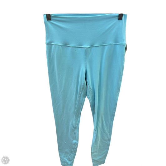 Athletic Leggings By Lululemon In Blue, Size: 8
