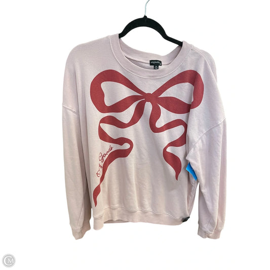 Top Long Sleeve By Originality In Pink, Size: Xl