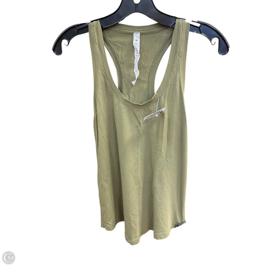 Athletic Tank Top By Lululemon In Green, Size: 2