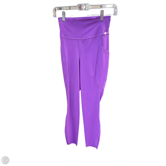 Athletic Leggings By Lululemon In Purple, Size: 4