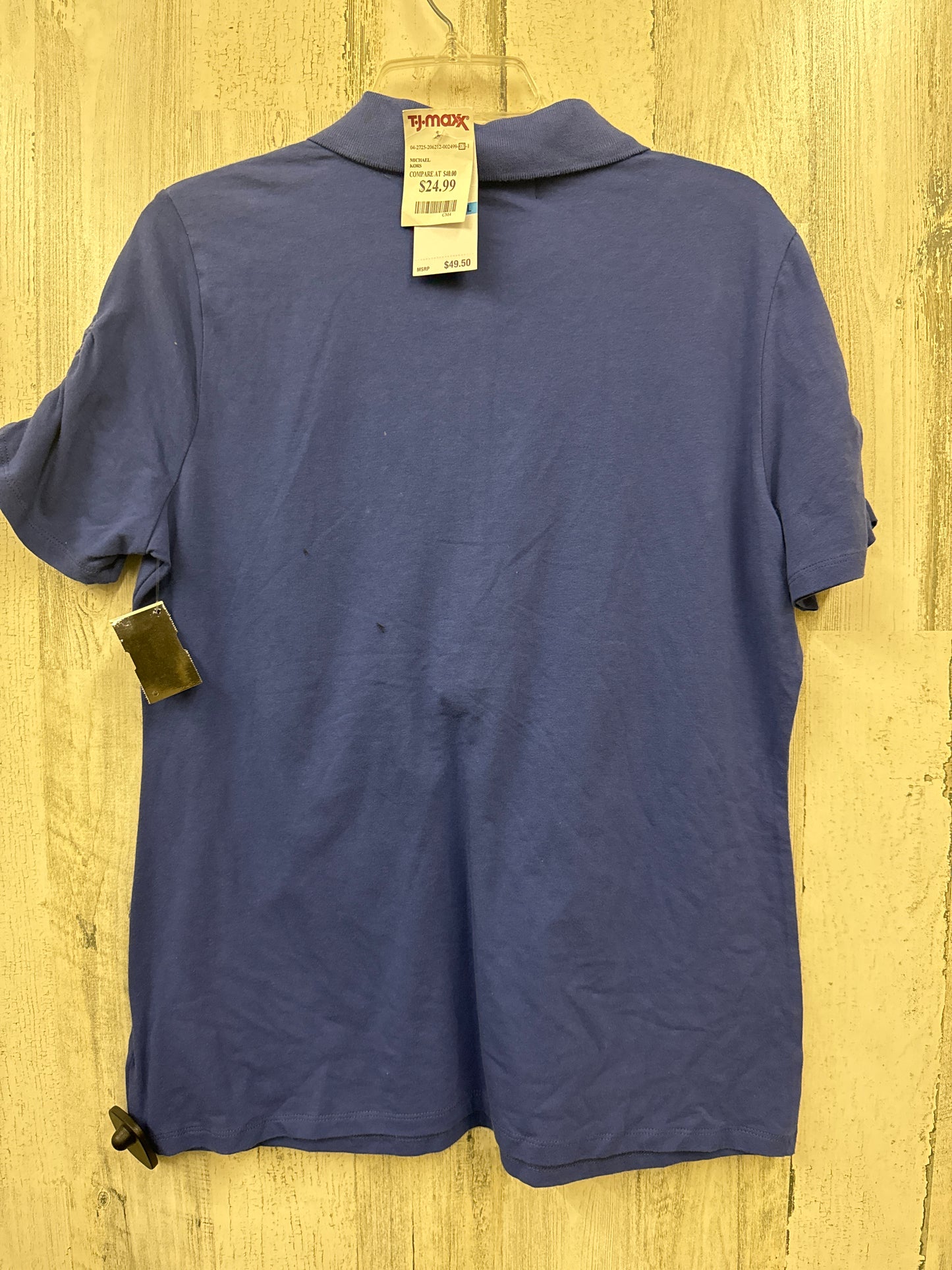 Blue Top Short Sleeve Michael Kors, Size Xl