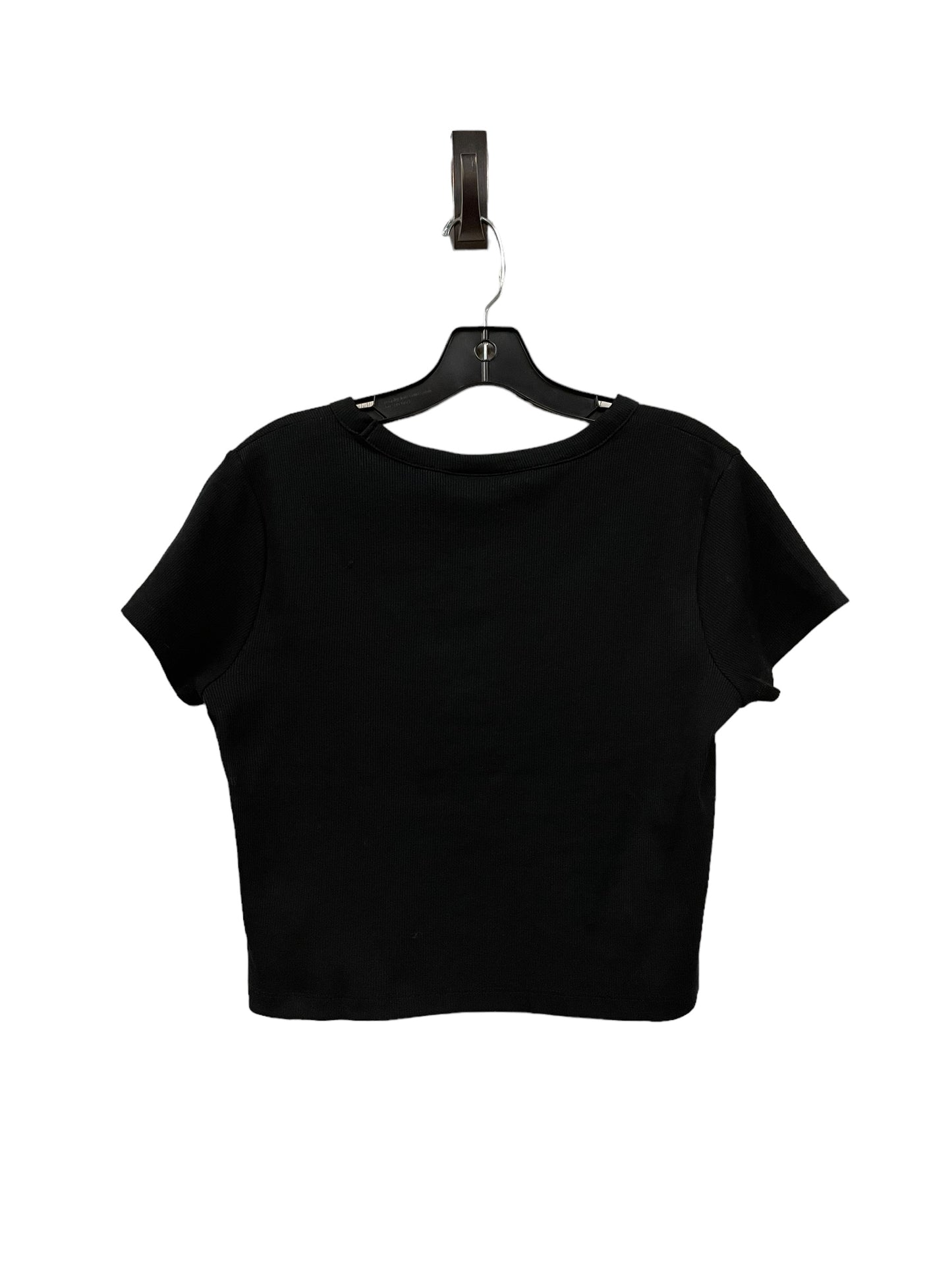 Top Short Sleeve By Clothes Mentor In Black, Size: Xl