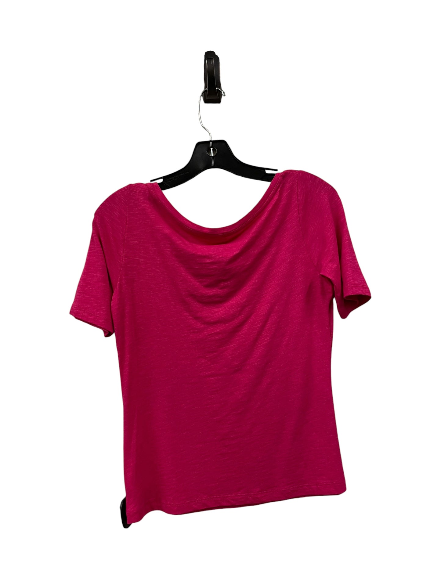 Top Short Sleeve By Laura Ashley In Pink, Size: Xs