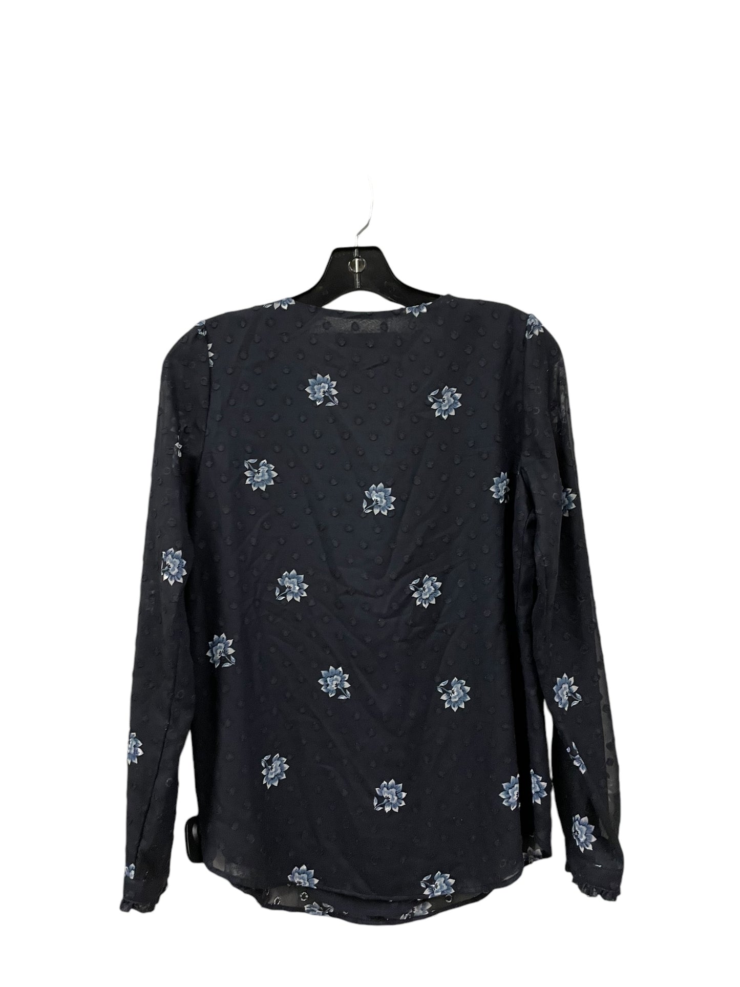 Top Long Sleeve By Loft In Navy, Size: Xs