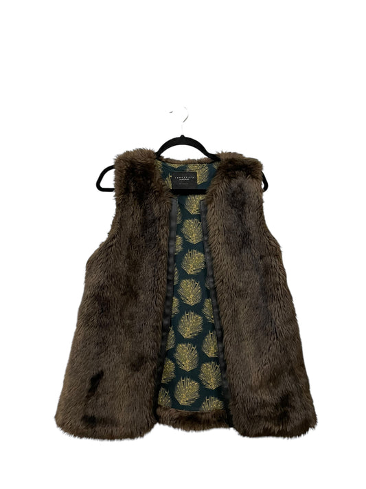 Vest Faux Fur & Sherpa By Sanctuary In Brown, Size: M