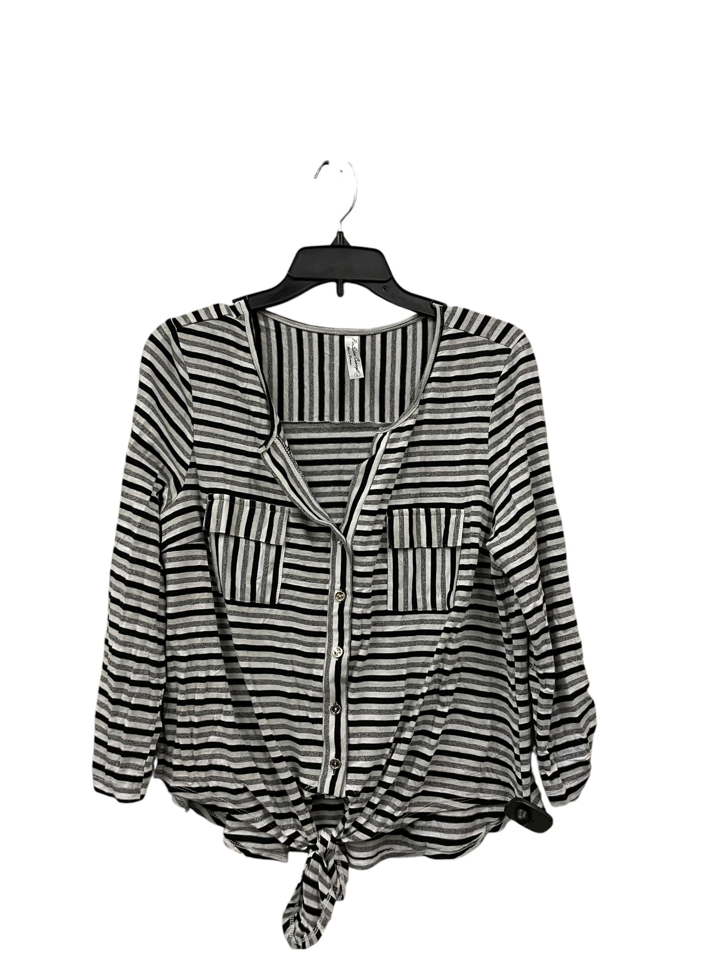 TOP LS PERSEPTION CONCEPT in STRIPED PATTERN, Size: L