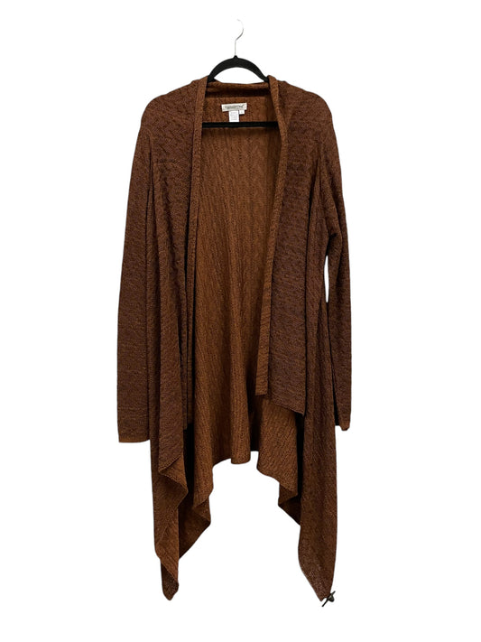 Sweater By Coldwater Creek In Brown, Size: L