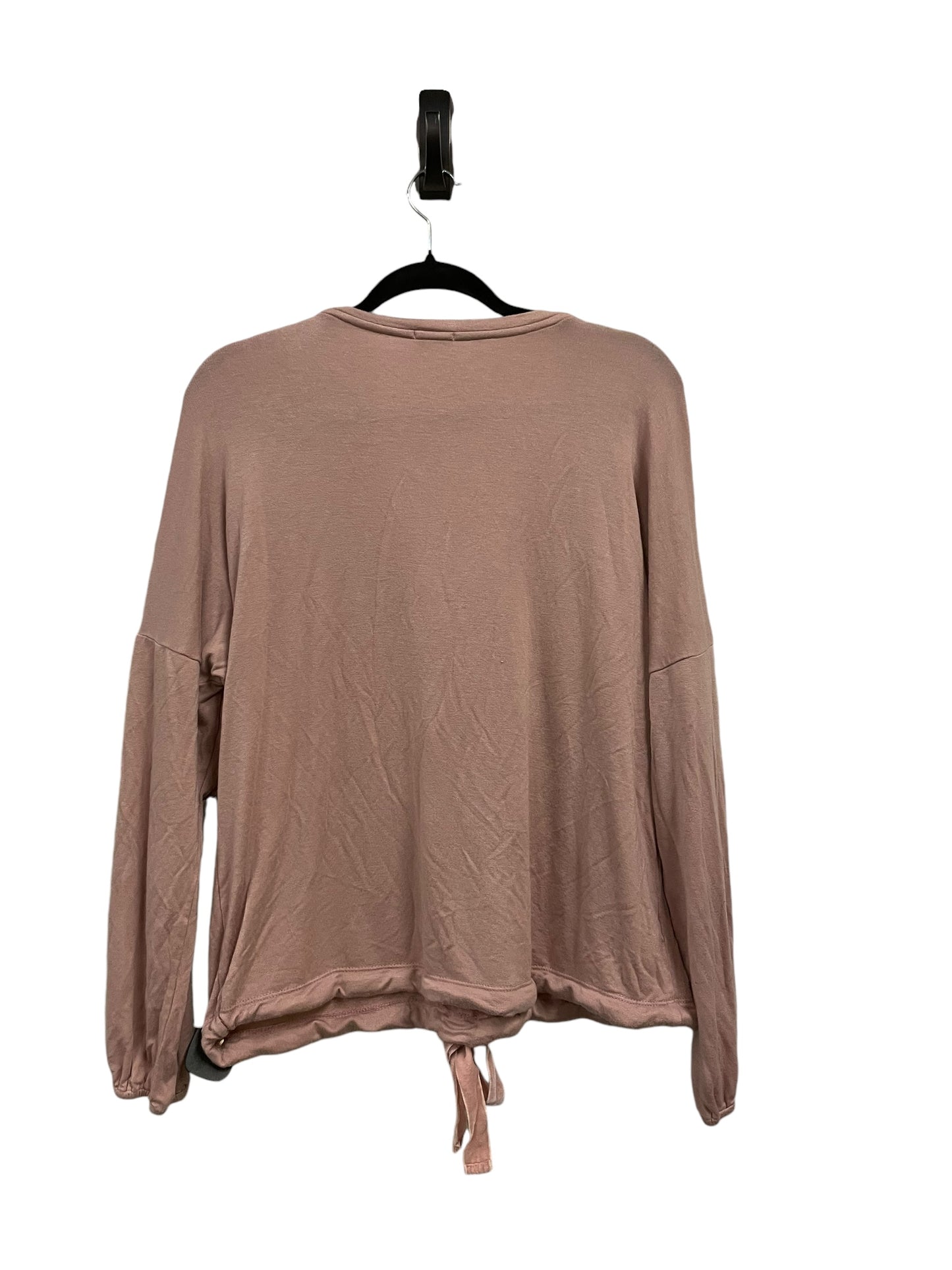 Top Long Sleeve By Clothes Mentor In Pink, Size: L