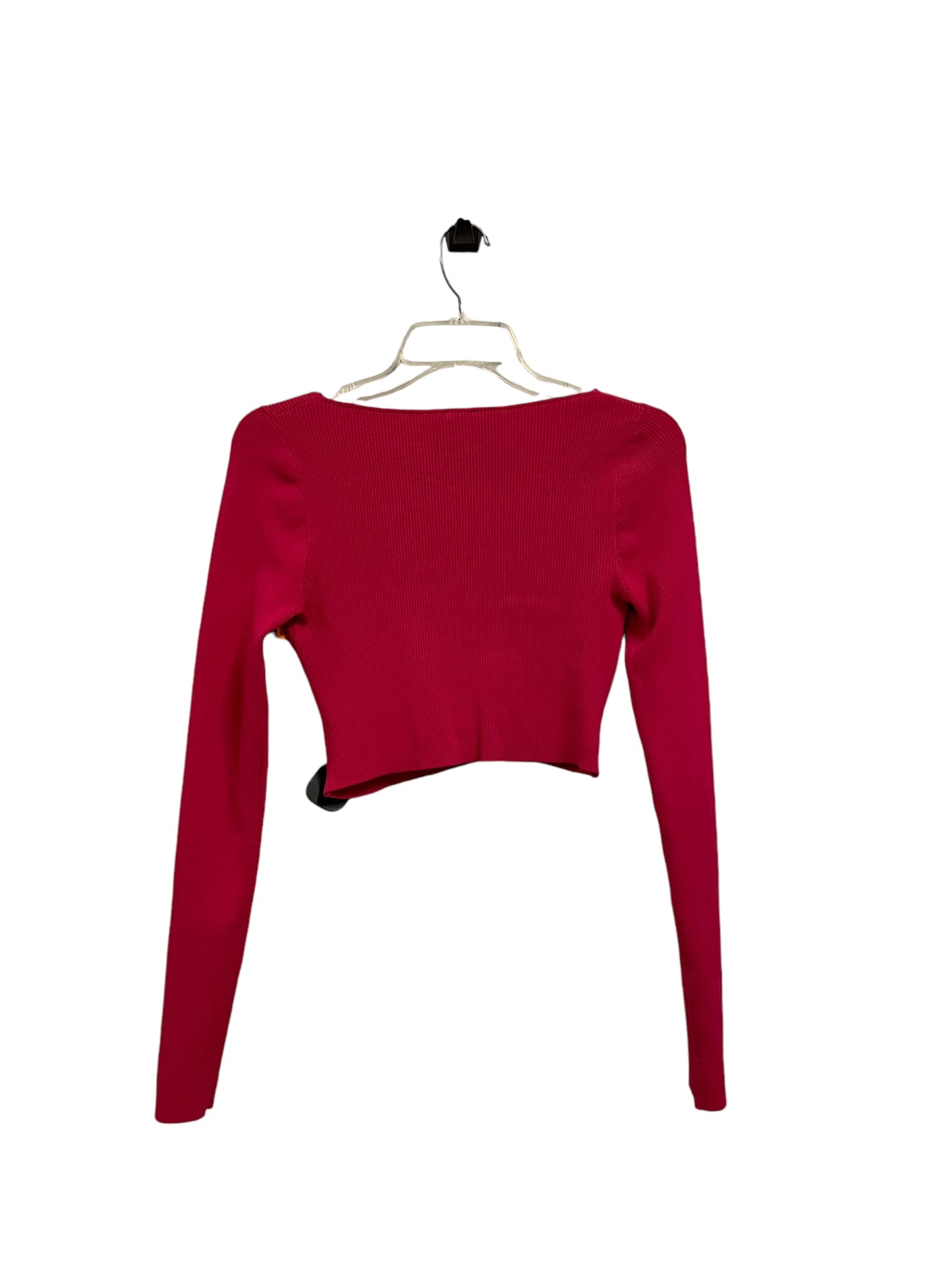 Top Long Sleeve By Express In Pink, Size: M