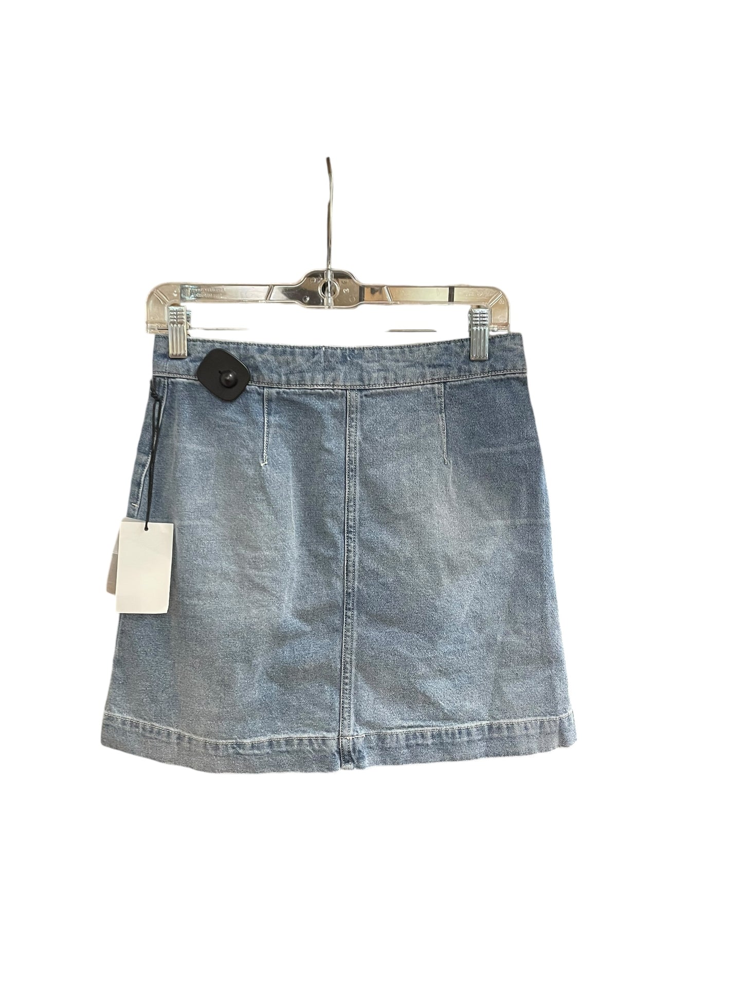 Skirt Mini & Short By Bdg In Blue Denim, Size: S