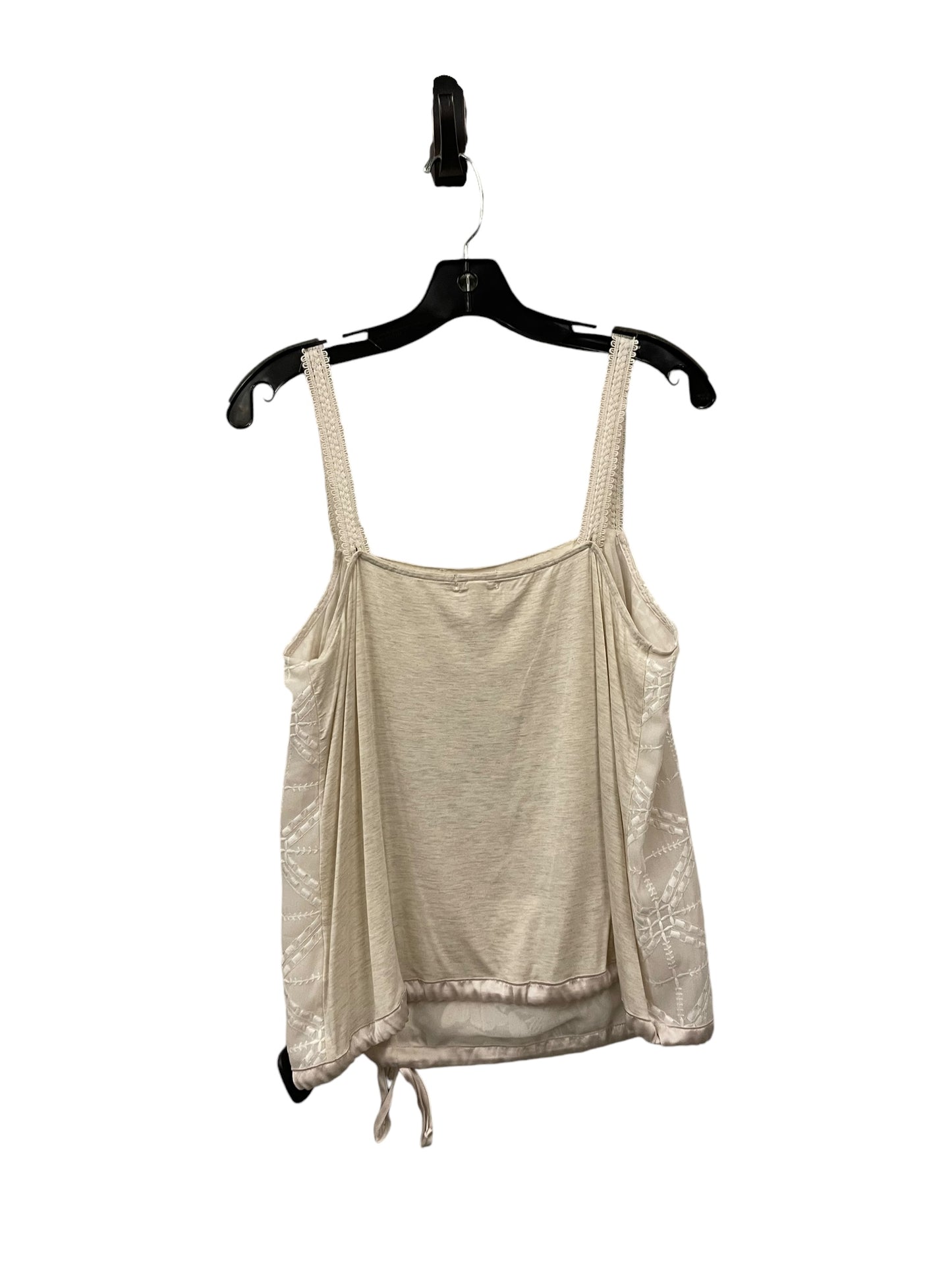 Top Sleeveless By Tiny In Tan, Size: S