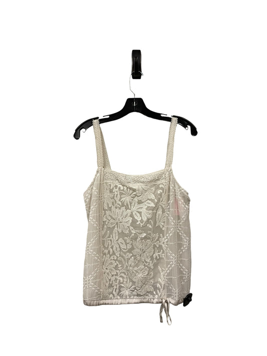 Top Sleeveless By Tiny In Tan, Size: S