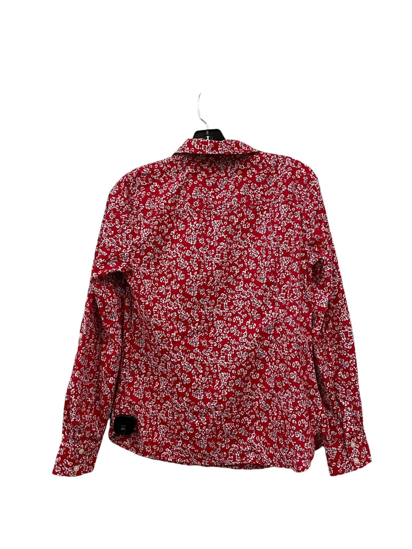 Top Long Sleeve By Tommy Hilfiger In Red, Size: Xs