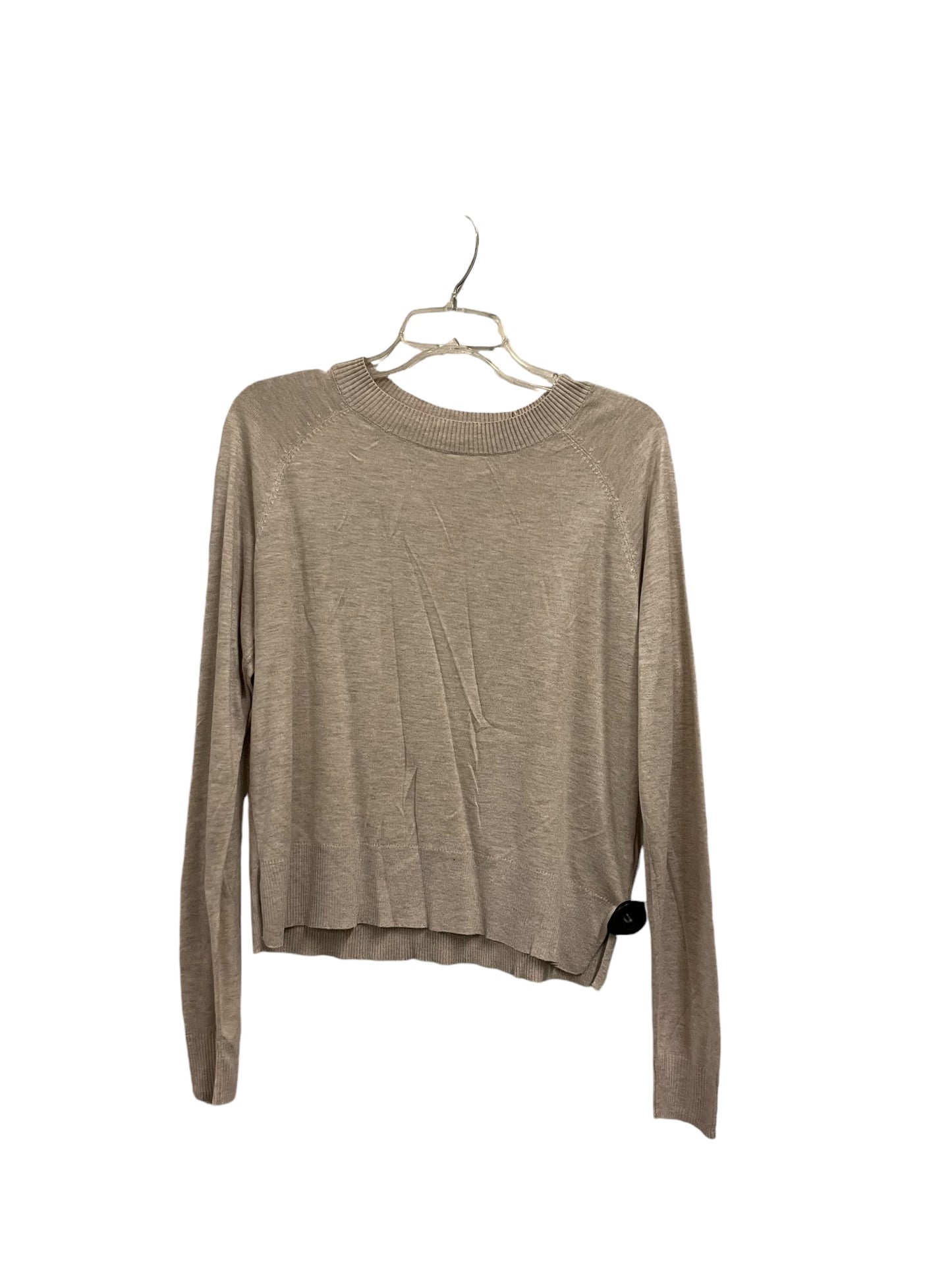 Top Long Sleeve Basic By H&m In Tan, Size: M