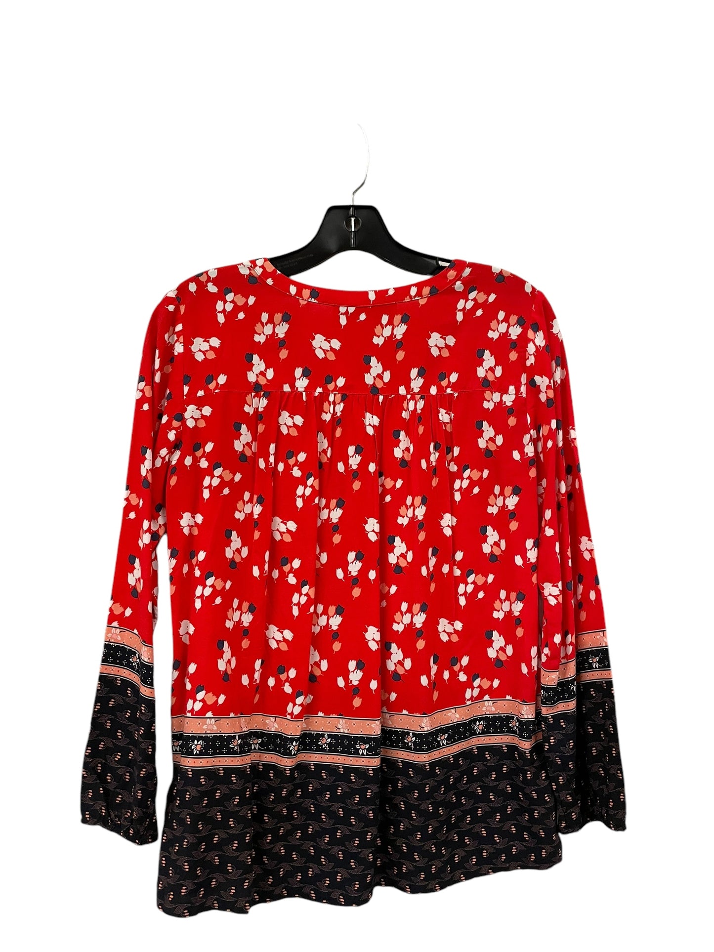 Top Long Sleeve By Loft In Red, Size: Xs