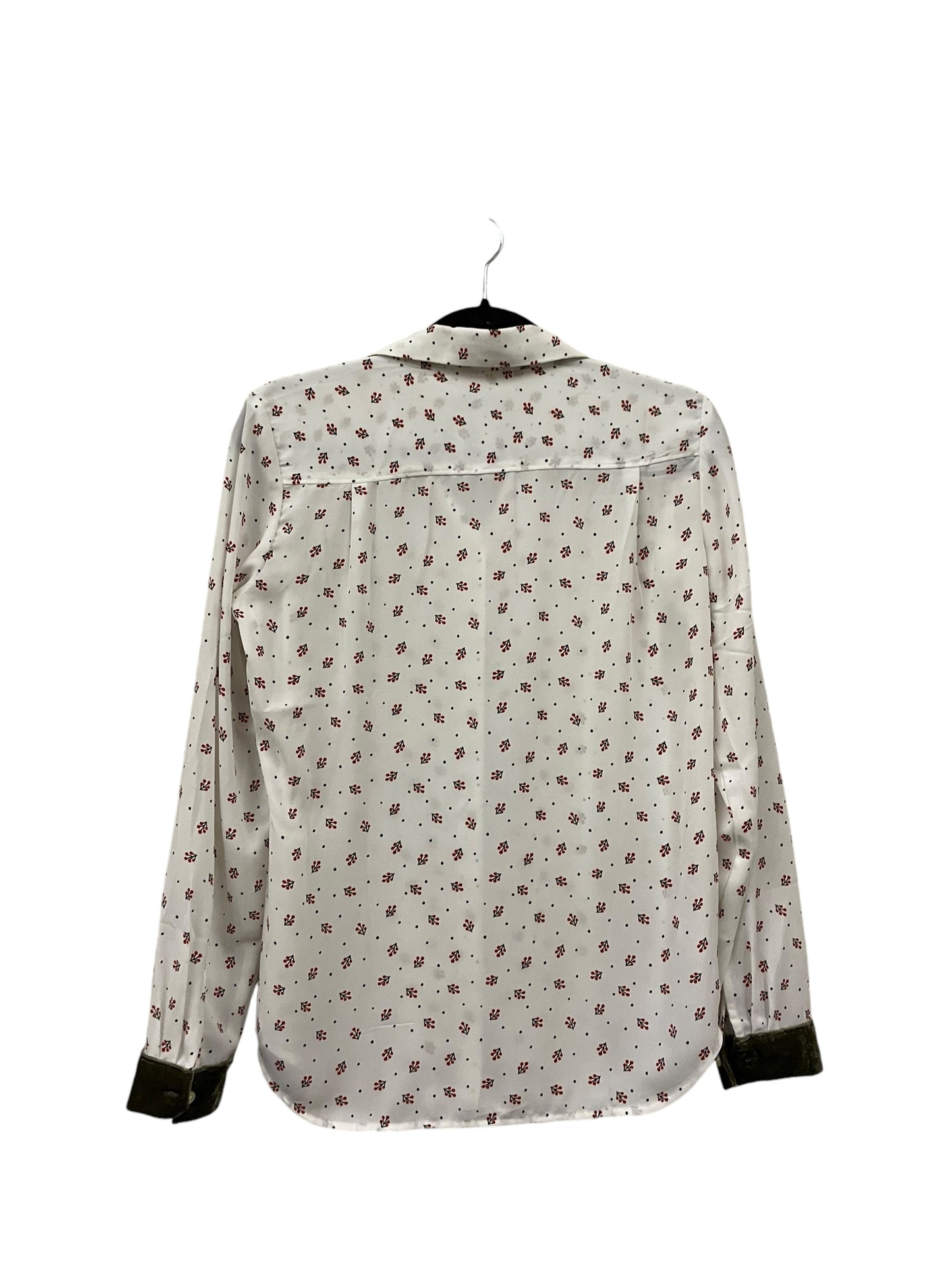 Top Long Sleeve By Loft In White, Size: Xs