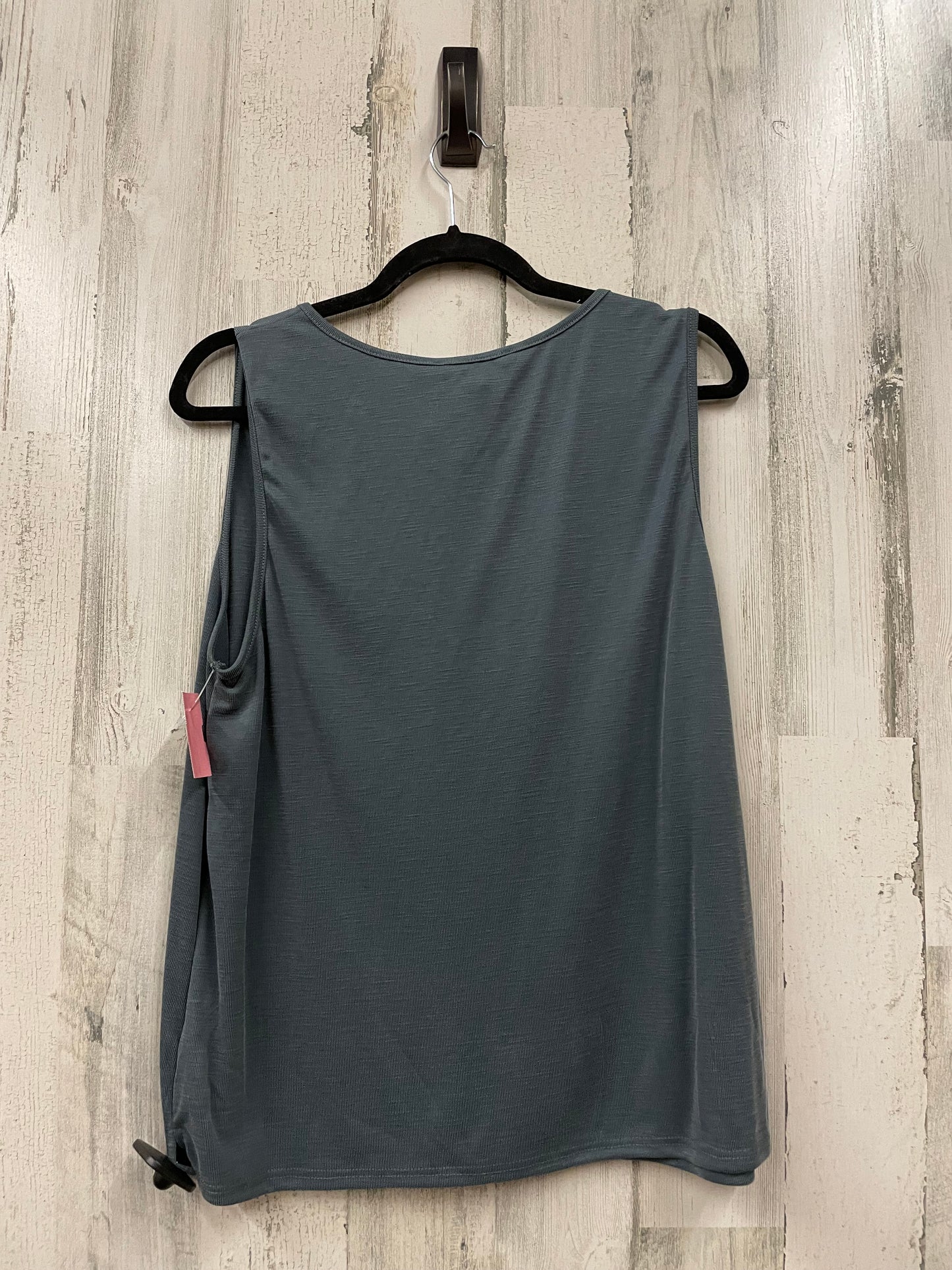 Grey Top Sleeveless Green Envelope, Size Xl