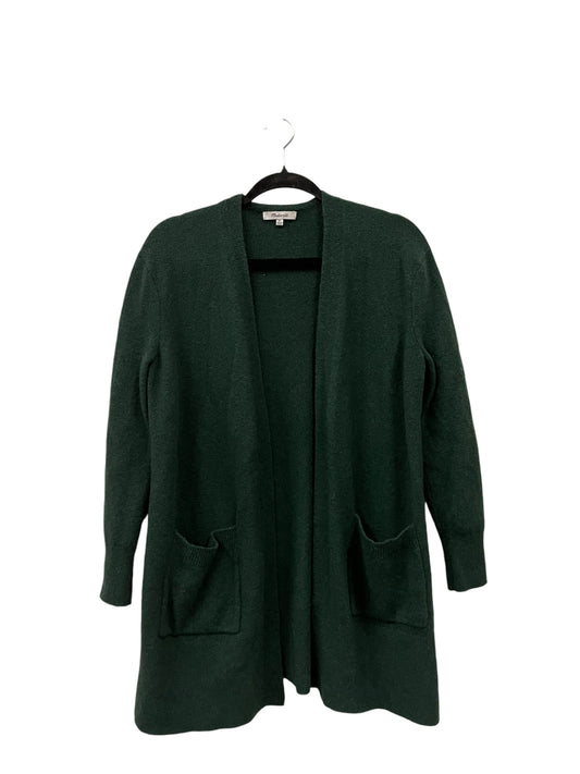 Sweater Cardigan By Madewell In Green, Size: Xs