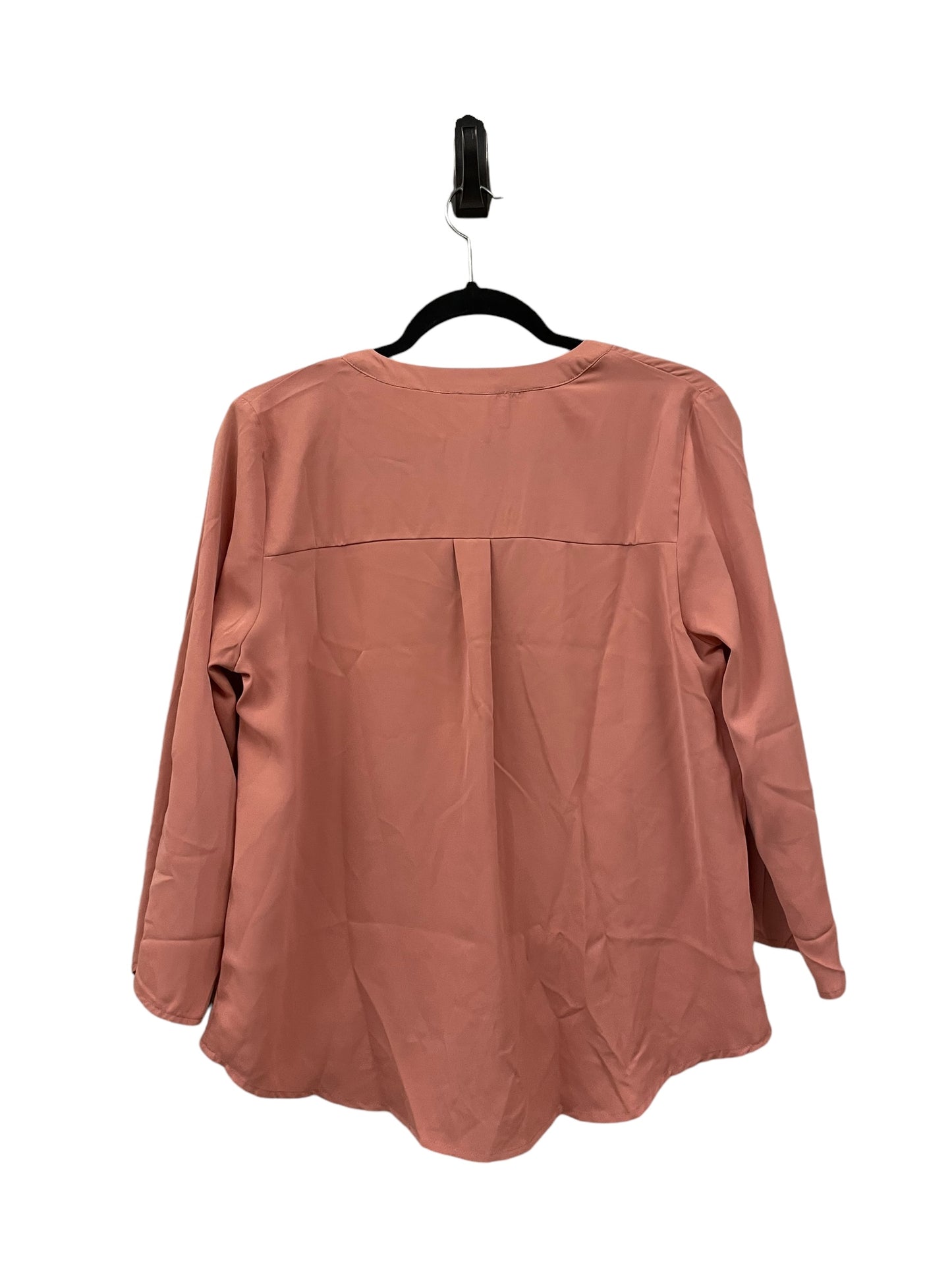 Top Long Sleeve By Olive And Oak In Orange, Size: L