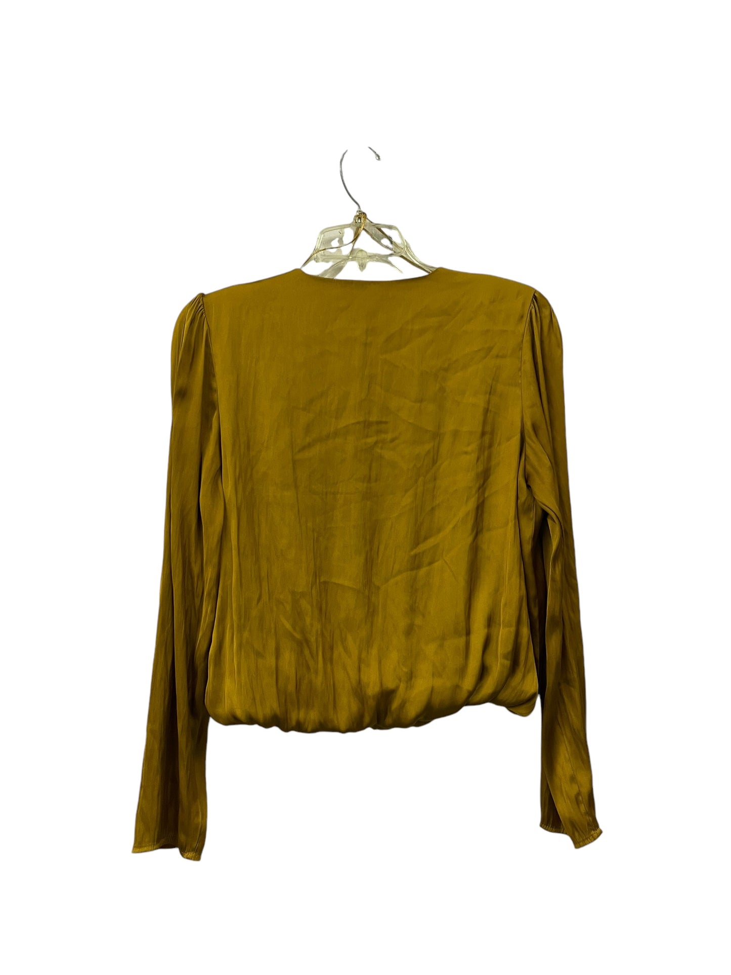 Top Long Sleeve By Clothes Mentor In Yellow, Size: L