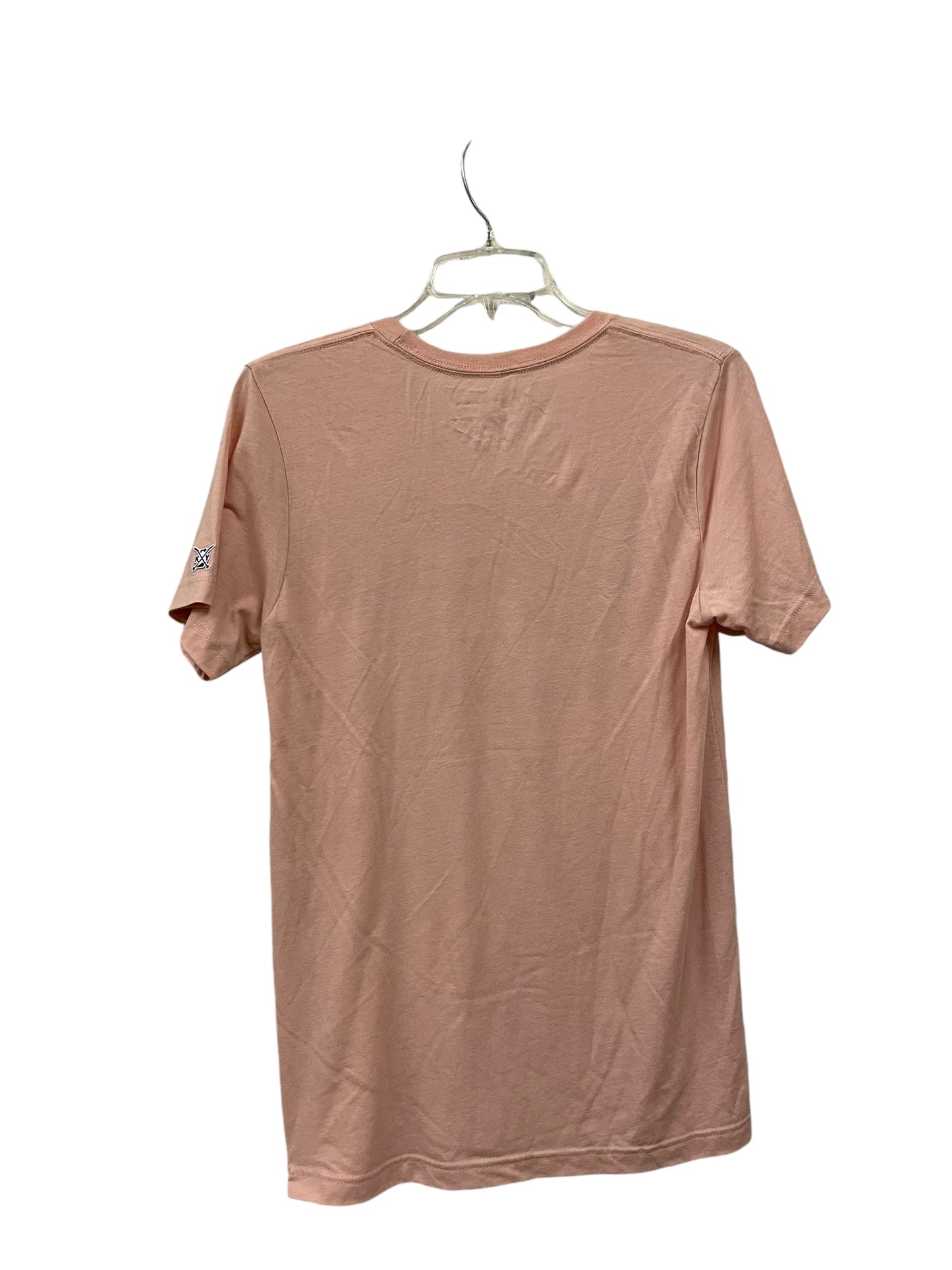 Top Short Sleeve By Clothes Mentor In Peach, Size: S