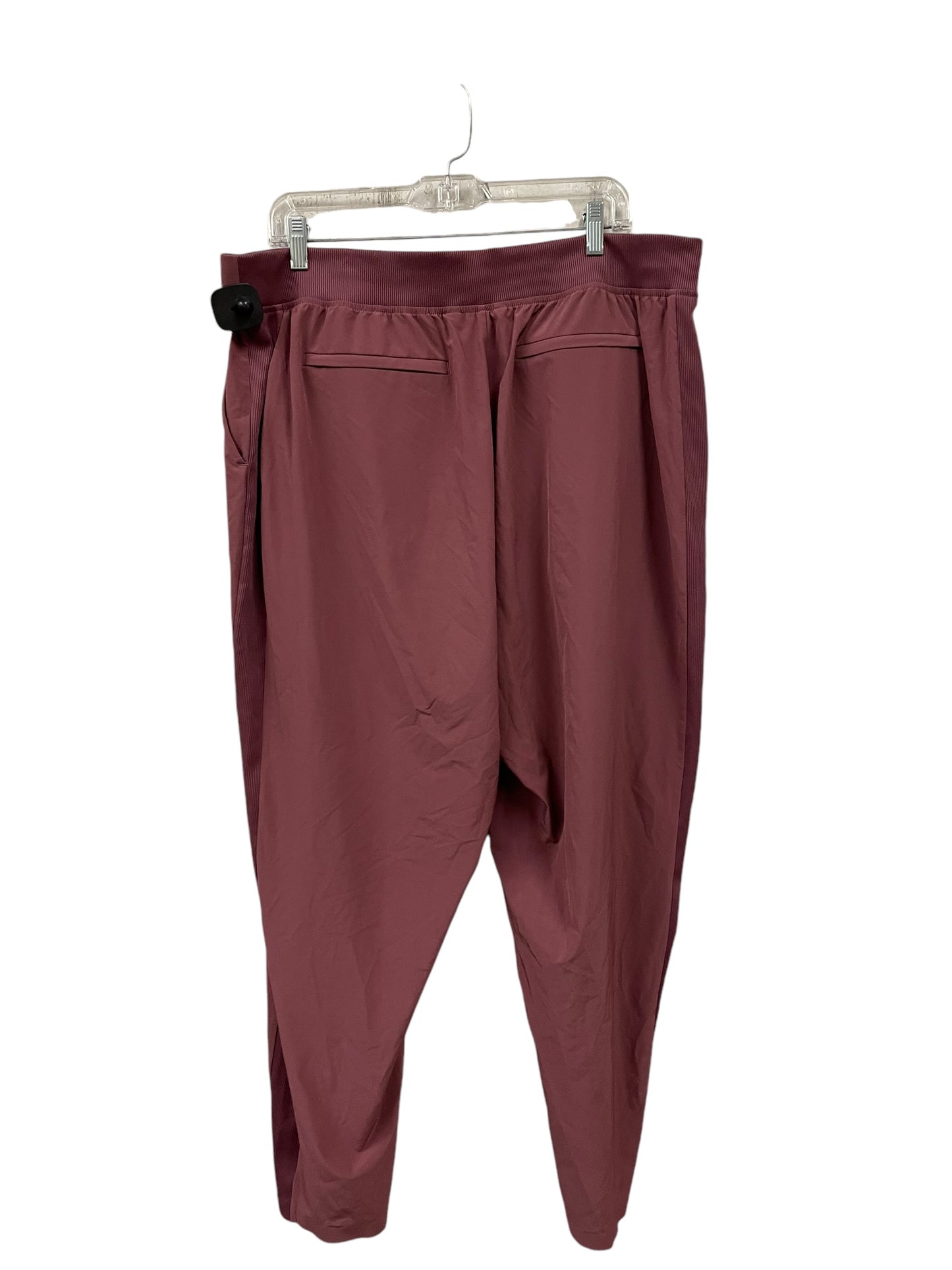 Athletic Pants By Athleta In Pink, Size: 2x