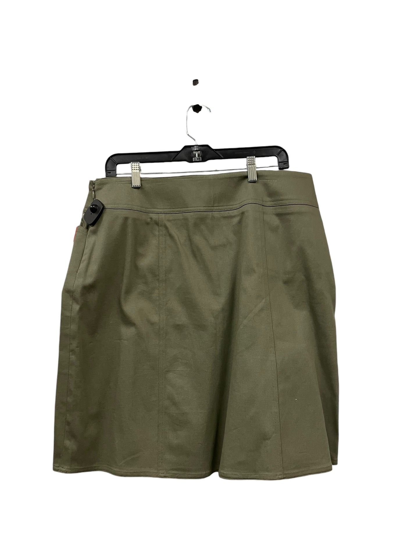 Skirt Mini & Short By Chaus In Green, Size: 16