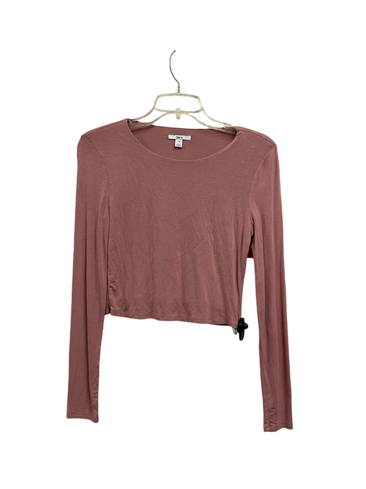 Top Long Sleeve Basic By Bar Iii In Pink, Size: S