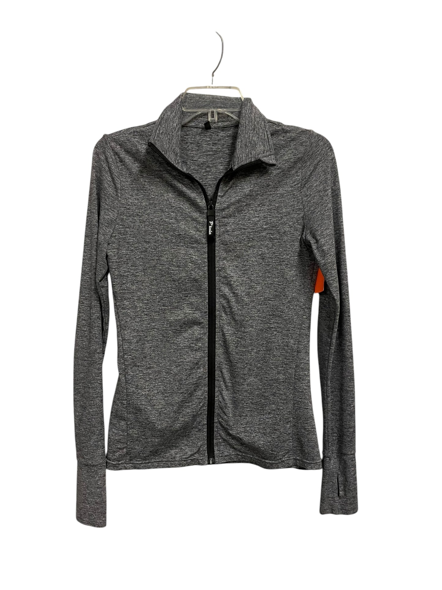 Athletic Jacket By Clothes Mentor In Grey, Size: S