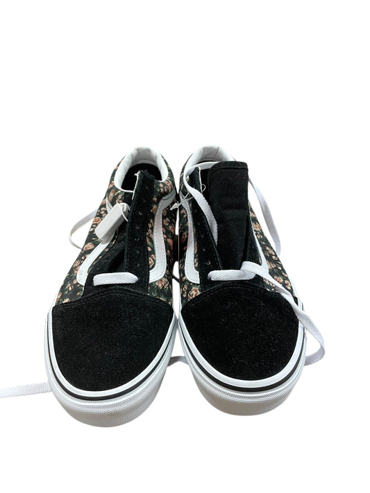 Shoes Sneakers By Vans In Floral Print, Size: 8.5