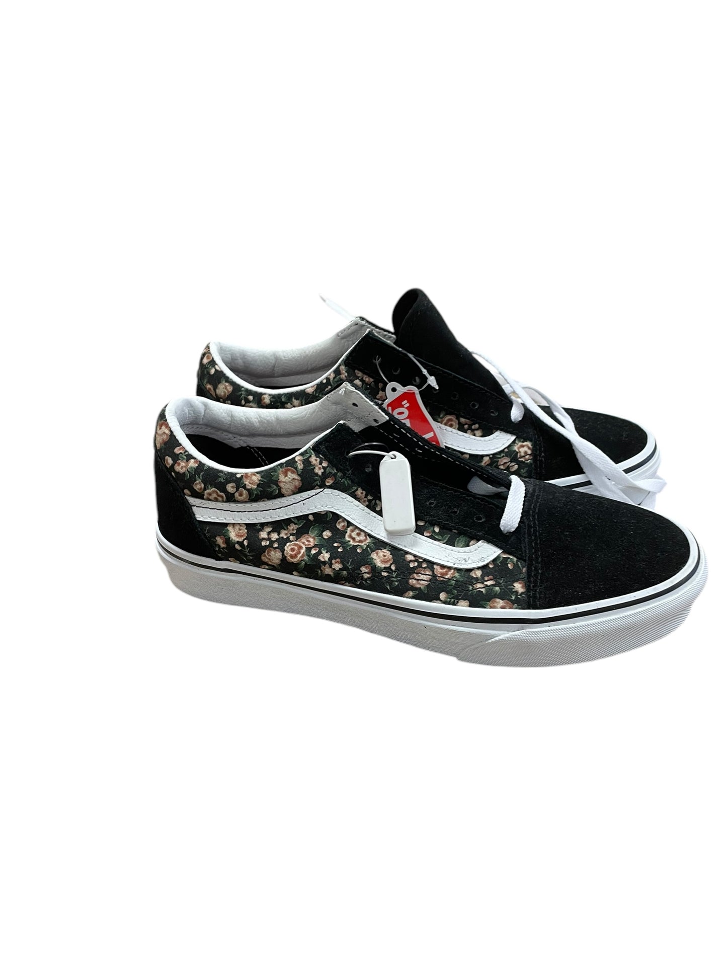 Shoes Sneakers By Vans In Floral Print, Size: 8.5