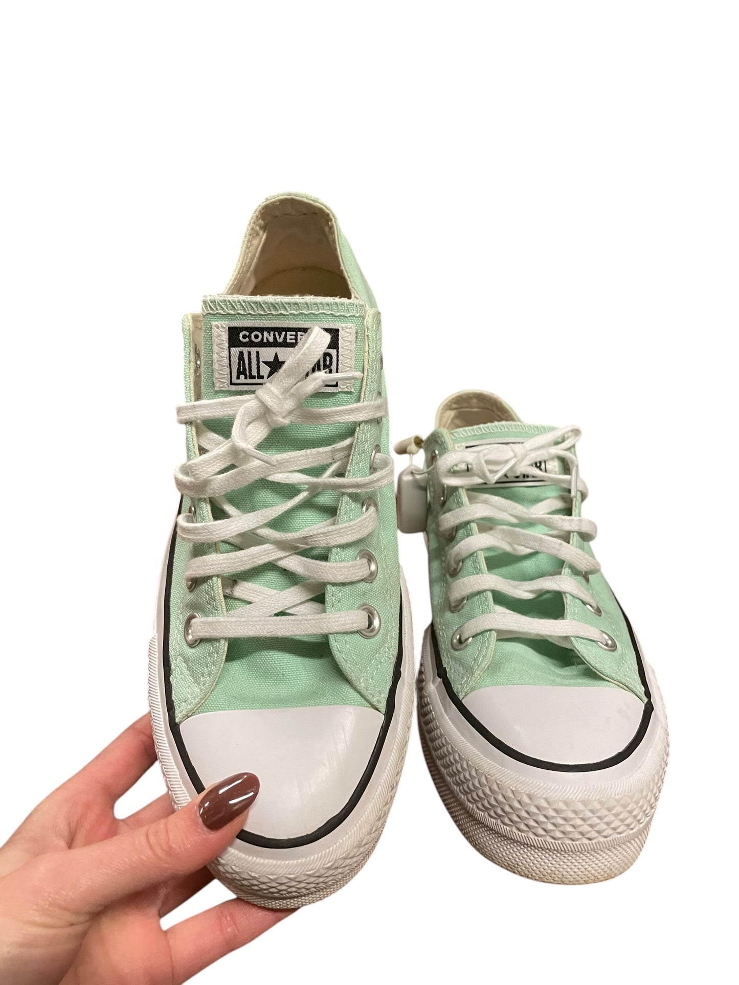 Shoes Sneakers By Converse In Green, Size: 7